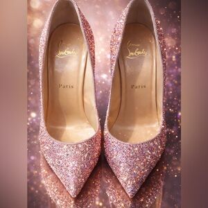 Christian Louboutin Pink High Heels w/ COA
